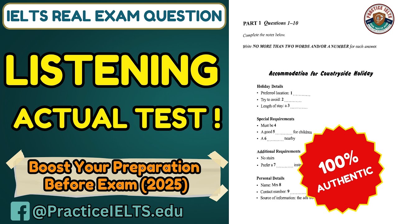IELTS Listening Full Test | Improve Your Listening Skills for Band 8+