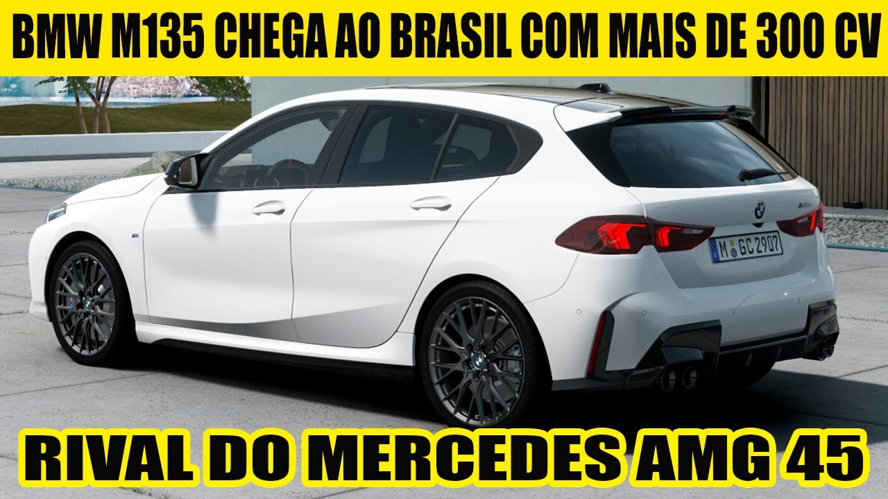 NOVO BMW SERIE M135 CHEGA AO BRASIL CONTRA MERCEDES AMG 45