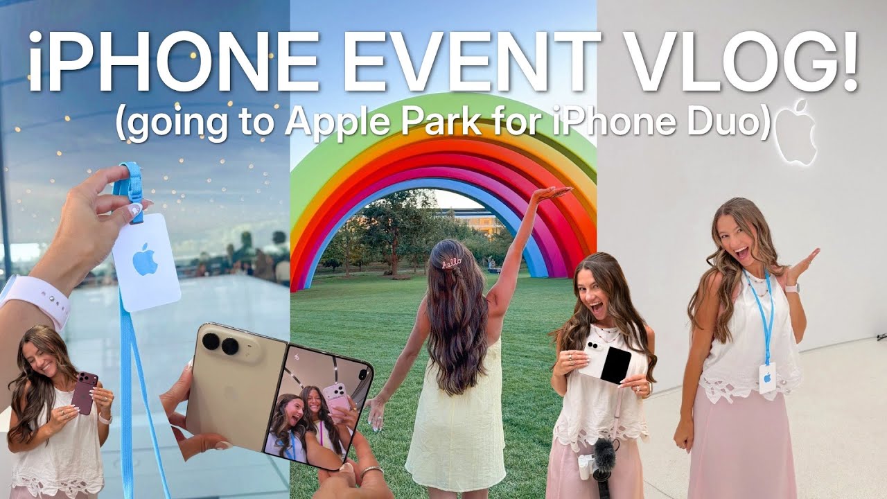 День запуска iPHONE DUO в Apple Park!! 🍎 влог с мероприятия Apple + первый взгляд!
