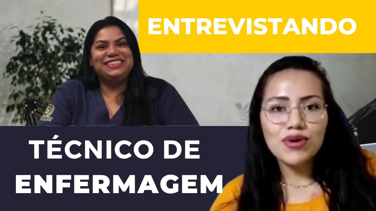 ENTREVISTA  COM UM TÉCNICO DE ENFERMAGEM