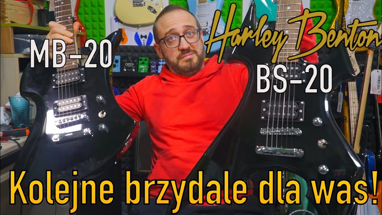 Dwa kolejne brzydale - Tego chcieliście: Harley Benton BS-20BK & MB-20BK