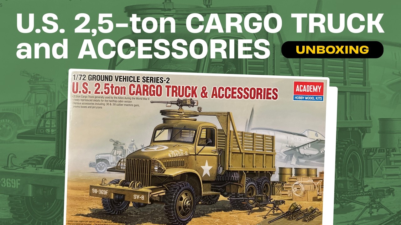Обзор на 2,5-ton Cargo Truck (Academy / 1:72)
