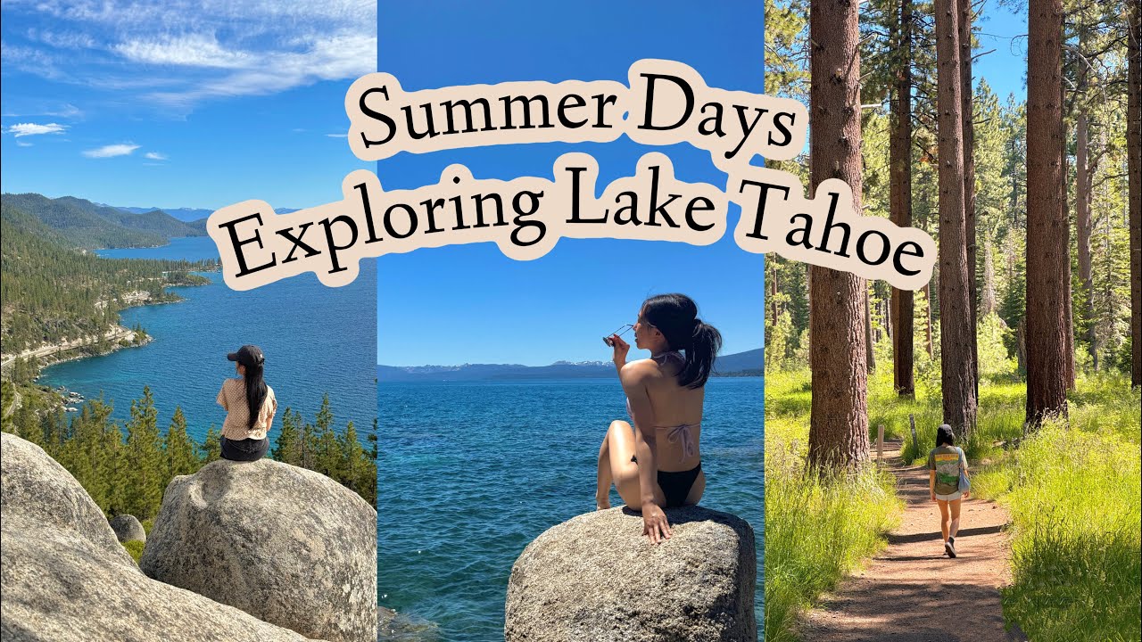 3 Summer Days at Lake Tahoe: biking, food costs, beaches, sunsets | Travel Vlog