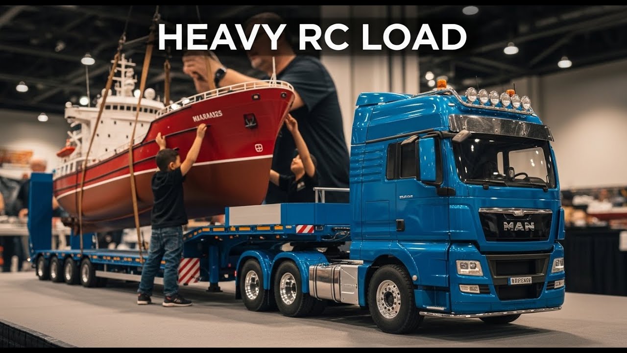 Гигантский RC Грузовик Грузит Огромный Корабль! 🚛🚢 Крутой Моделизм