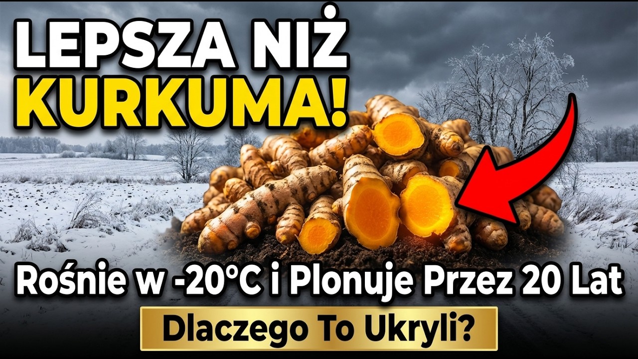 Lepsze Niż Kurkuma. Rośnie w -20°C i Plonuje Przez 20 Lat. Dlaczego To Ukryli?