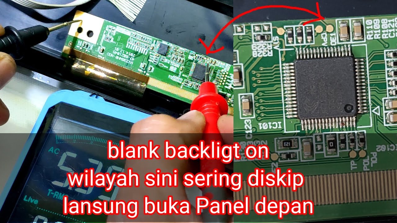 Banyak Yang belum tahu! Cara menentukan penyebab Layar Blank Pada Tv Led