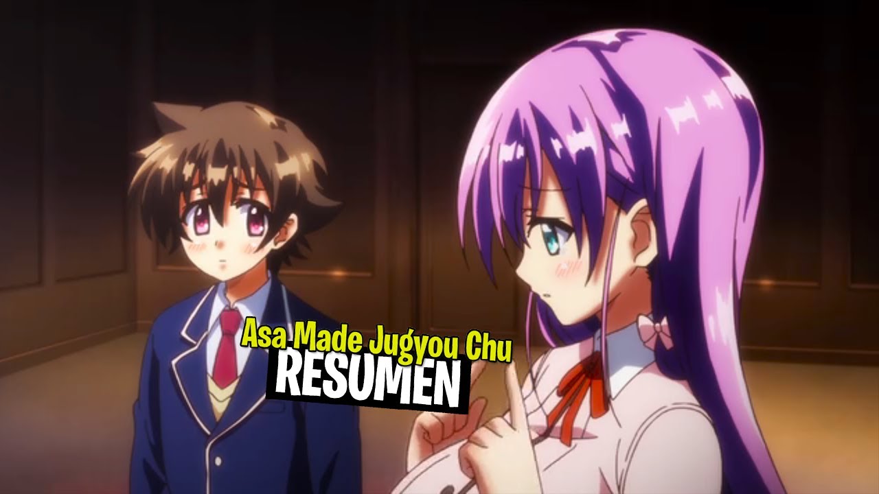 ❤️FUE TRANSFERIDO a una escuela SOLO para CHICAS por ERROR Asa Made Jugyou Chu RESUMEN en 8 minutos