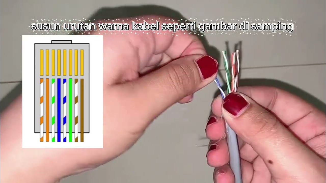 TUTORIAL PEMASANGAN KABEL LAN STRAIGHT