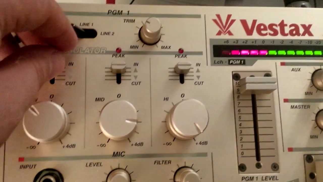 VESTAX PMC-25, three-band frequency isolator