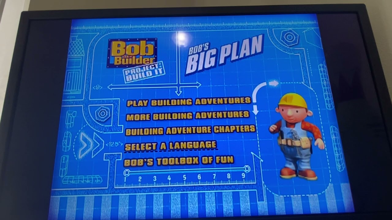 Bob The Builder: Bob’s Big Plan 2005 DVD Menu Walkthrough