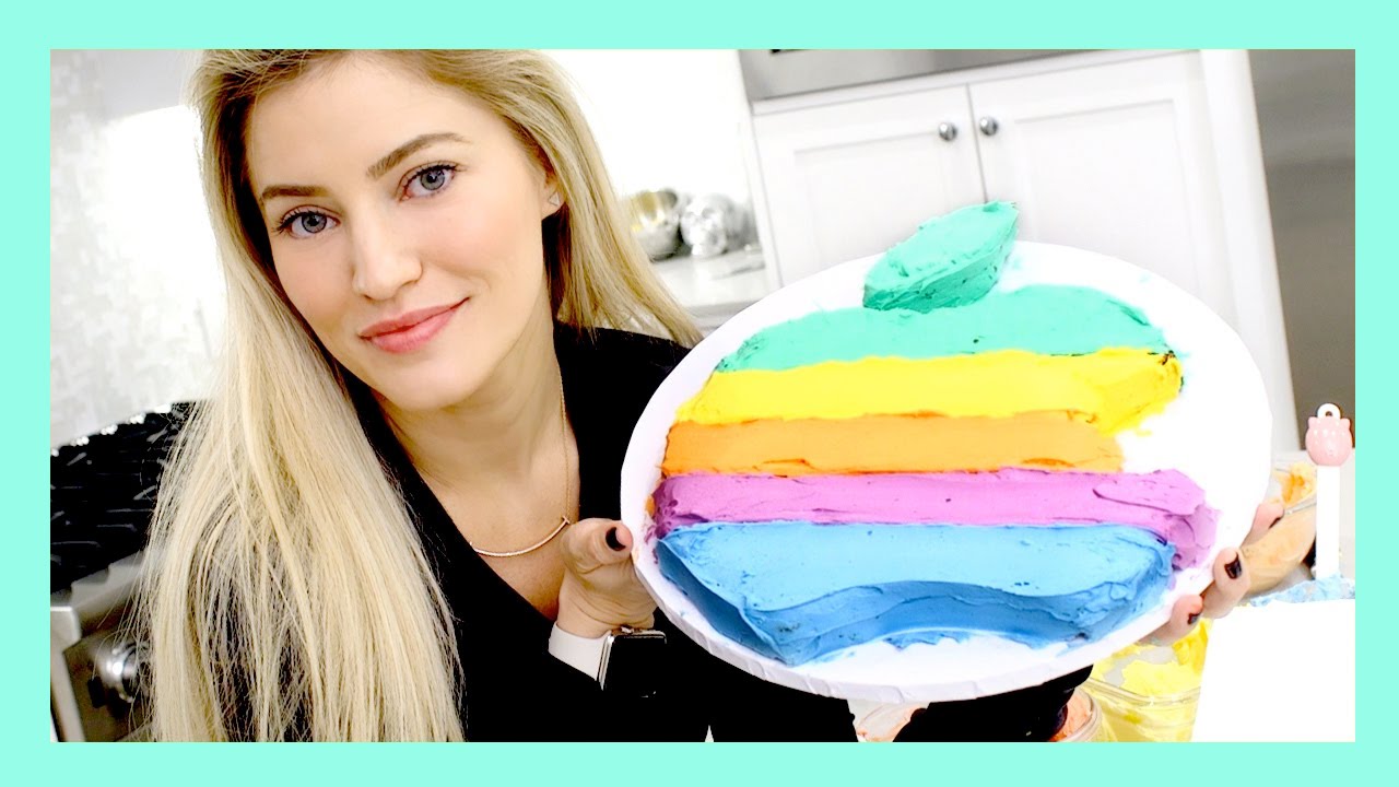 Happy Birthday, Steve Jobs! How to make a vintage Apple Logo Cake! | iJustine