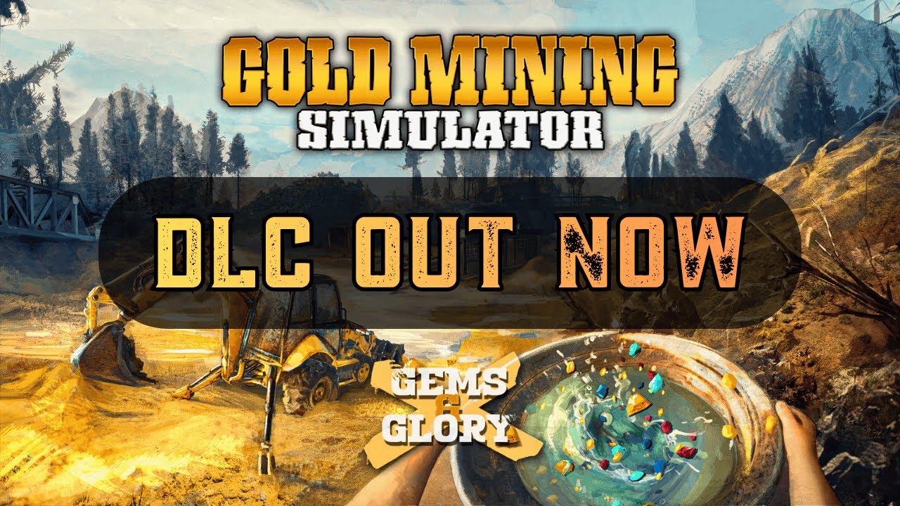 Gold Mining Simulator Gems & Glory DLC Out now 💎