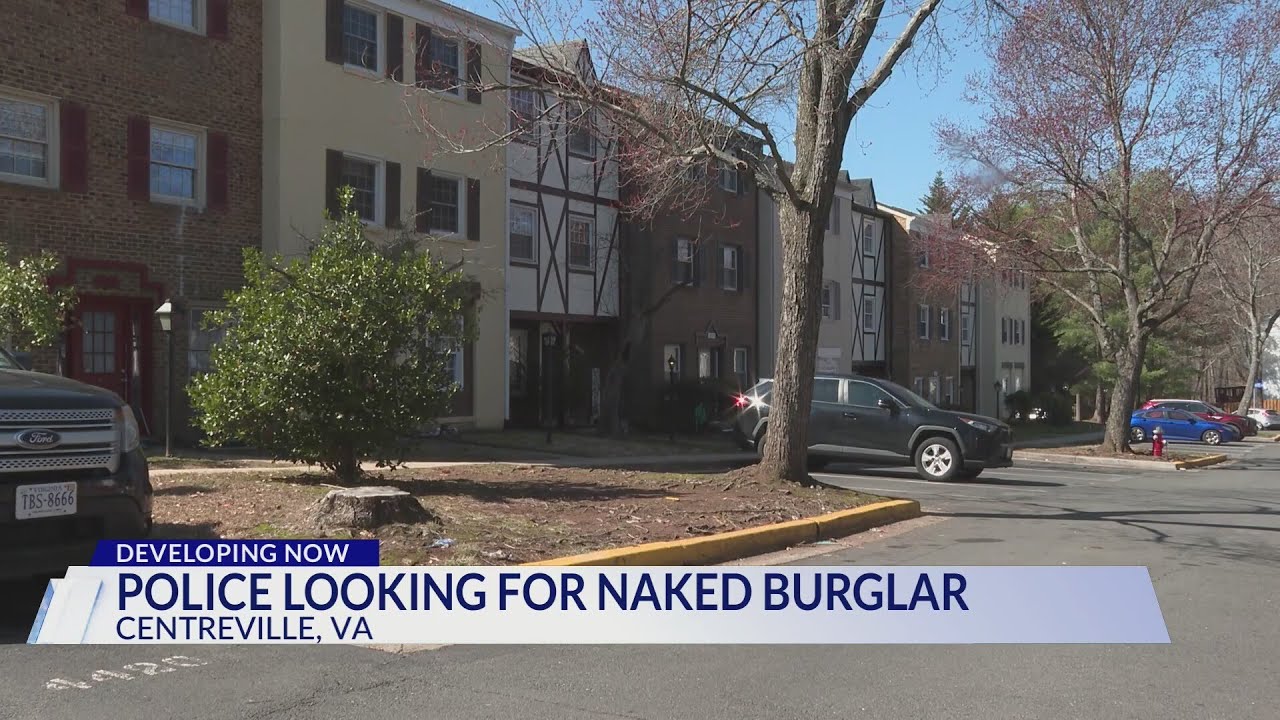 Police searching for naked burglar in Fairfax County