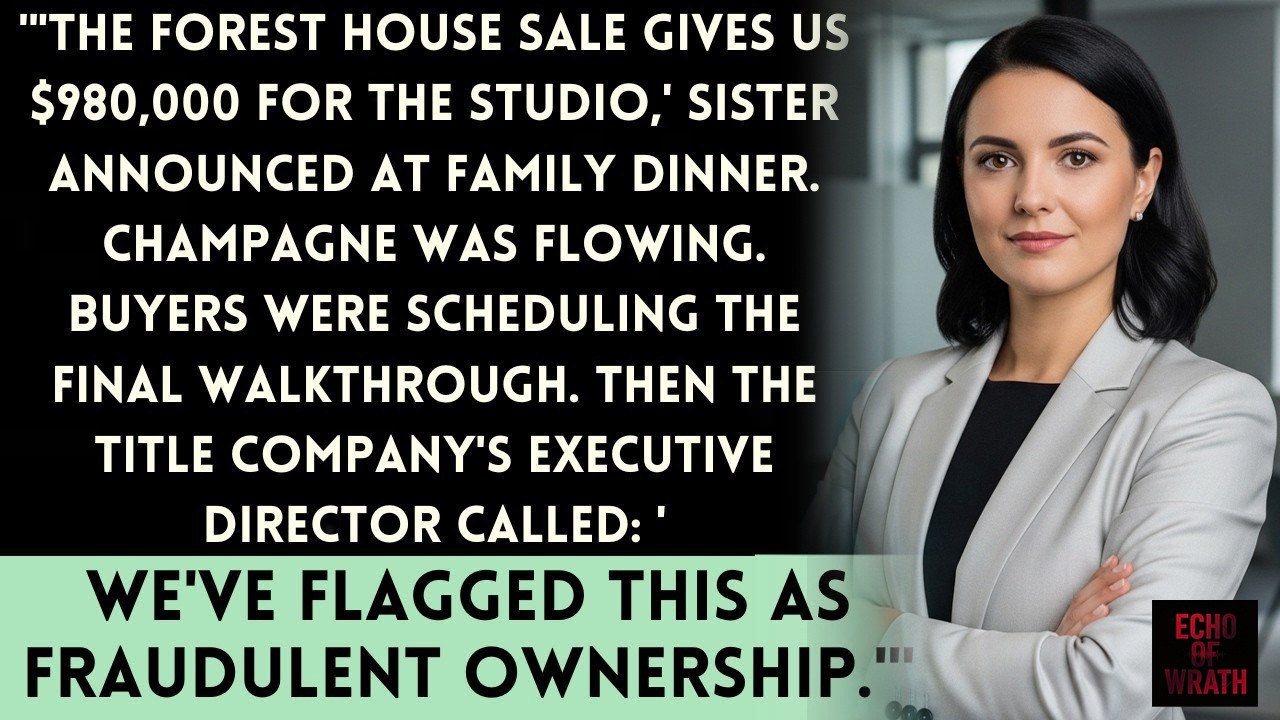 My Sister Sold My Forest House For Her Dance Studio — Until The Title Company Checked The Inheritanc