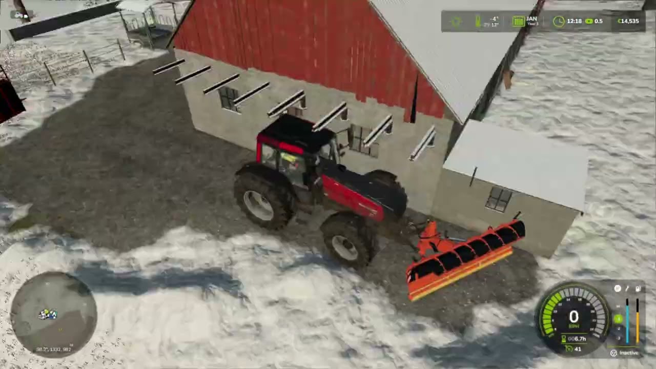 Plowing Snow And Selling Bales Farming Simulator 25 Timelapse(rennebu e 6)