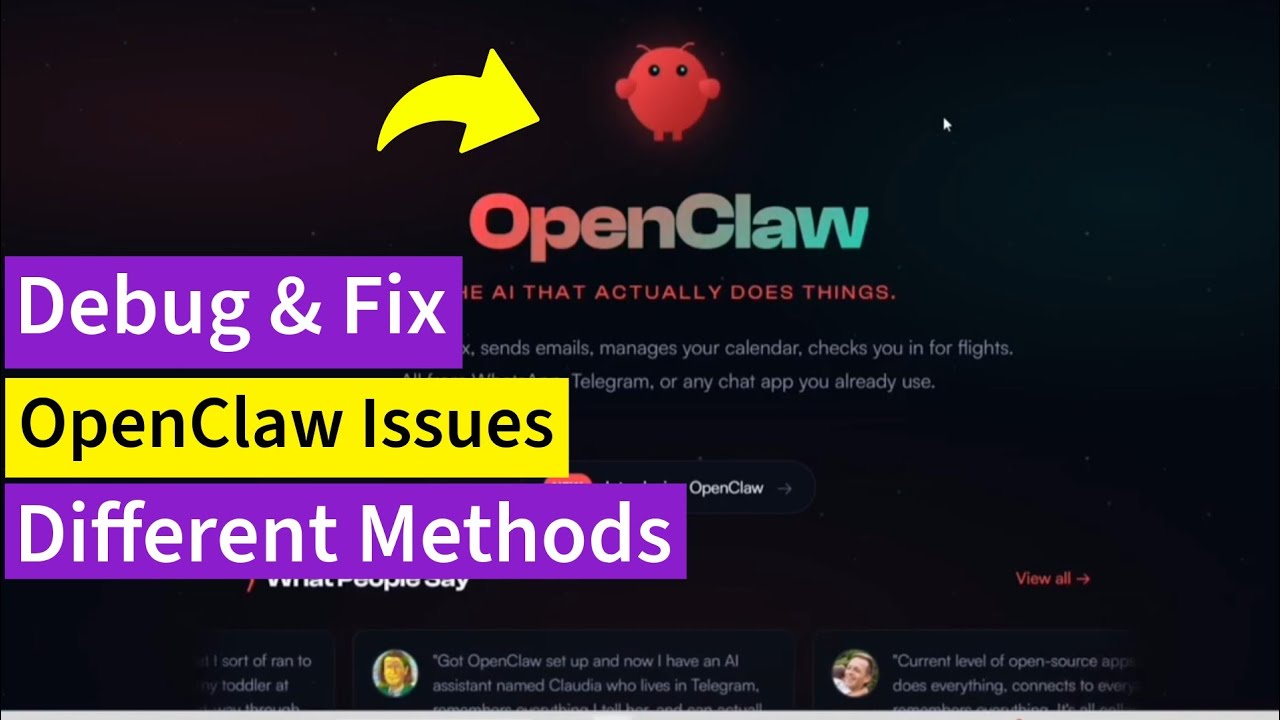 OpenClaw | Как отлаживать и исправлять ошибки | Различные методы | ClawdBot MoltBot