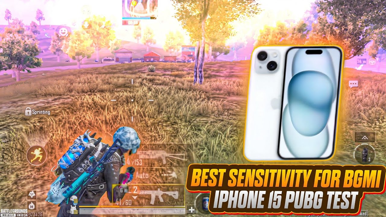 iPhone 15 BGMI Graphics Test 😍(SMOOTH + EXTREME) 🔥 | PUBG Mobile Gaming 2025 | My Best Sensitivity 
