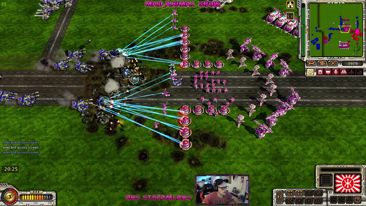 Twitch Live Stream #63 Red Alert 3 Co-op Tower Defense Uprising Reborn 1.20 Mod 1080p