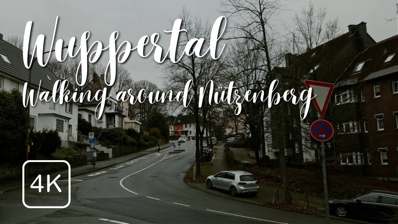 Walking around Nützenberg in Wuppertal - 4K Walking Video [Wuppertal Diaries]