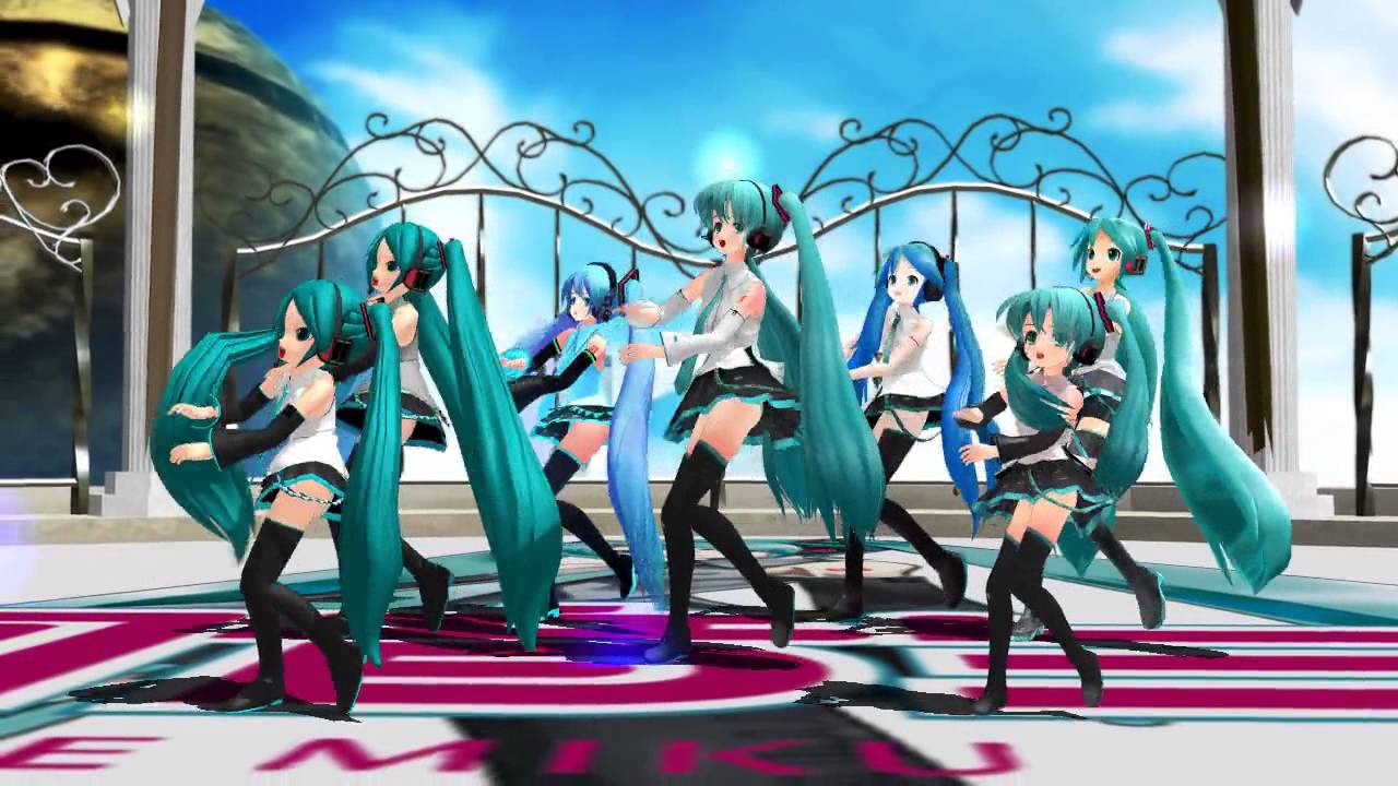【MMD】ミクさんたちで【みんなみくみくにしてあげる♪】撮影してみました