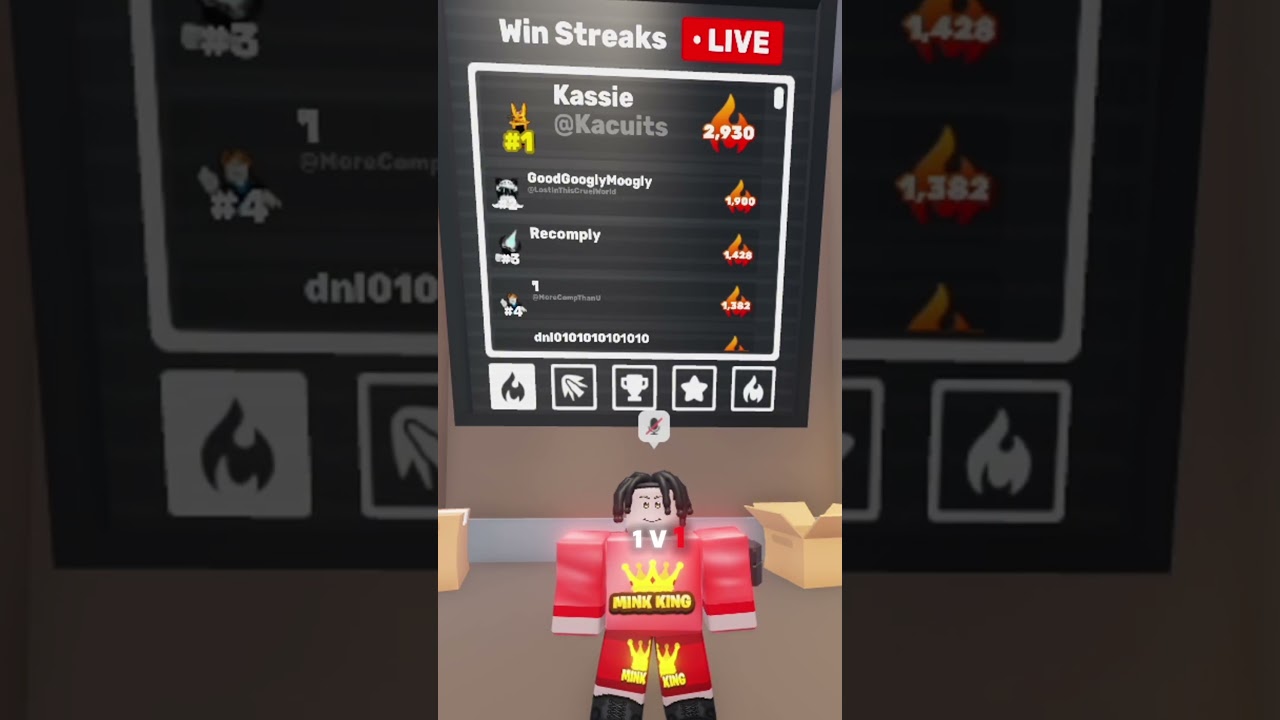 He Has The Highest Win Streak In Roblox Rivals😳 #shorts #roblox #rivals