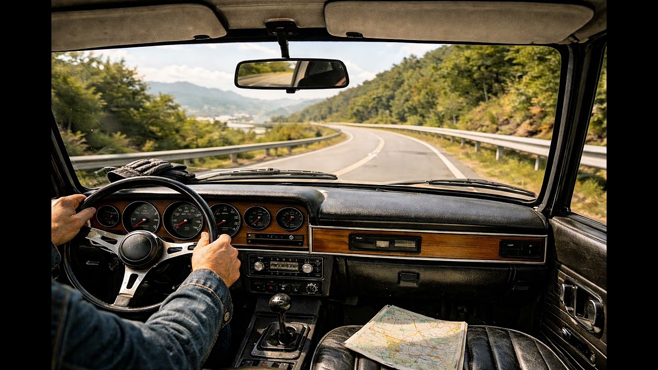 【3hours】Relaxing Car Drive Through Nature | 自然の中のドライブ音・リラックス用環境音
