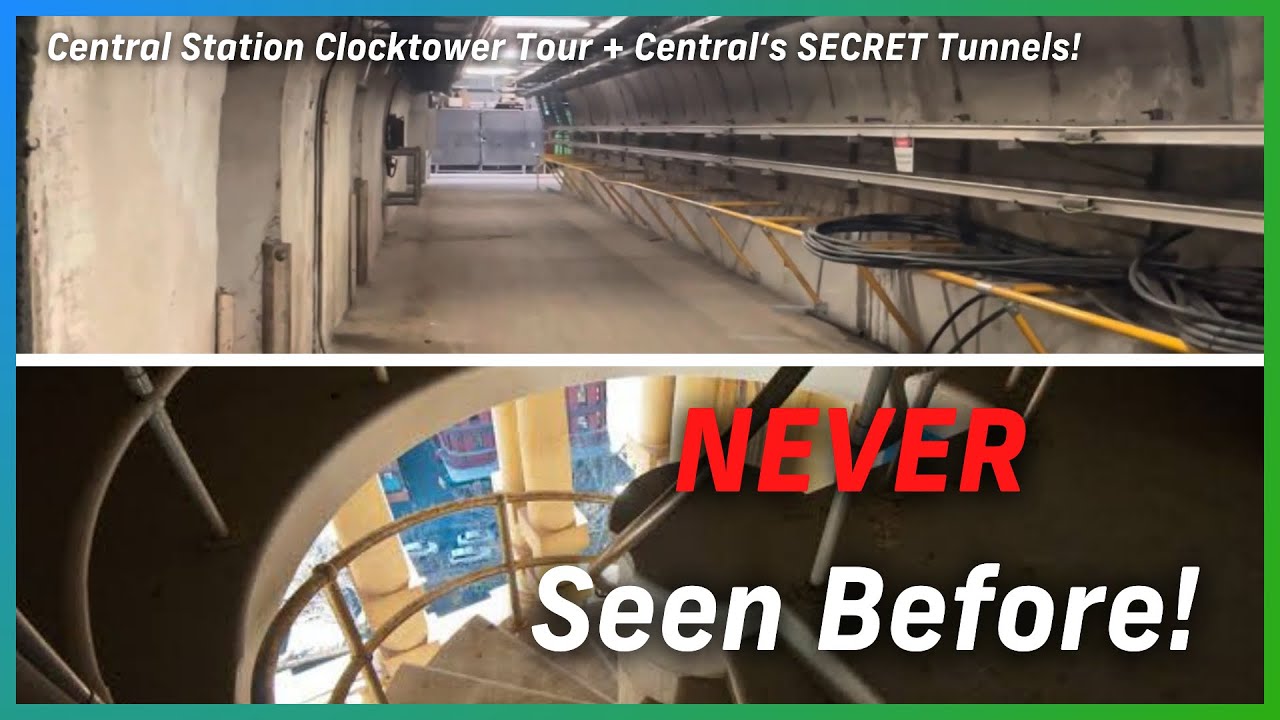 Central Station's SECRET Tunnels + Climbing The Station Clocktower!