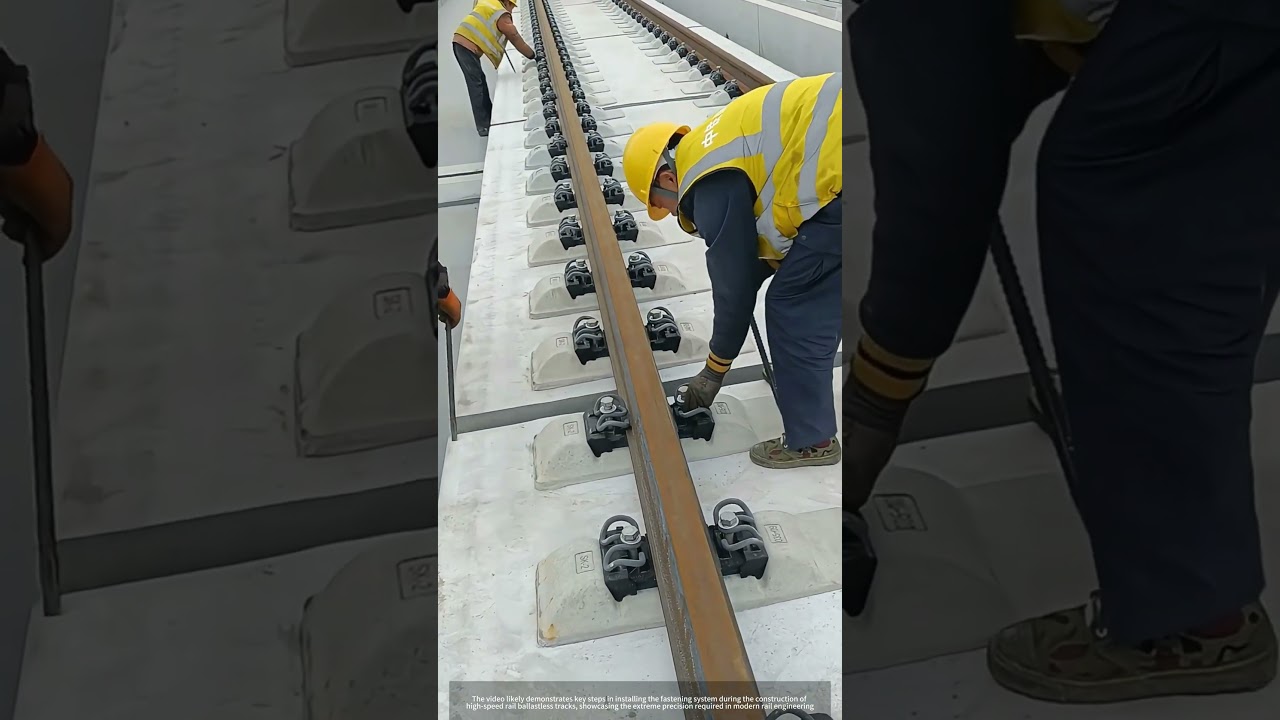 How 2 Million Rail Fasteners Keep Your High-Speed Train Safe at 350km/h !