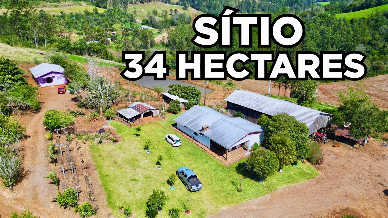 🐄 SÍTIO A VENDA EM SANTA CATARINA  CASA GALPÃO MAQUINA E ANIMAIS  R$4.5MI