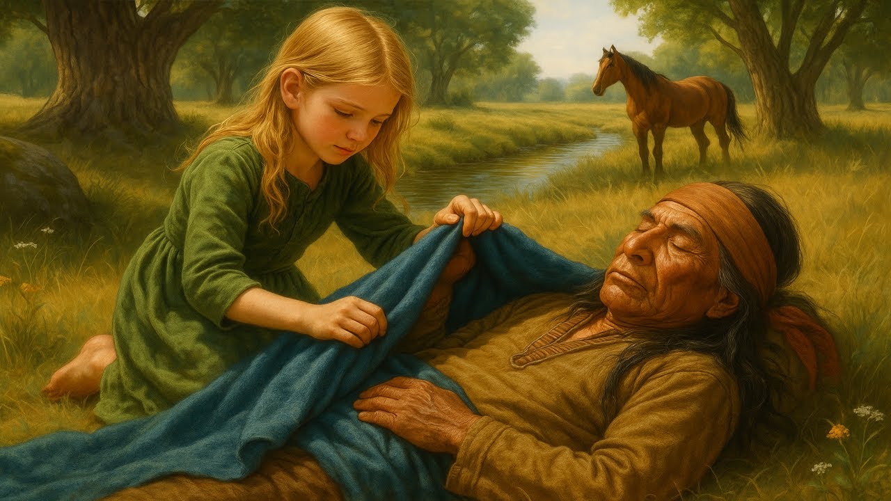 Girl Gave Her Blanket to a Dying Warrior — Next Day, 200 Apaches Surrounded Her Ranch
