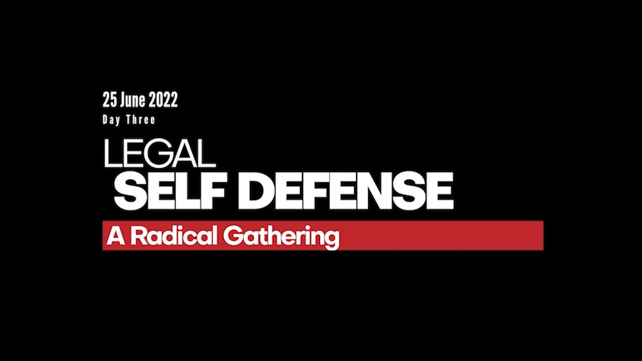 Legal Self Defense - A Radical Gathering - Day Three