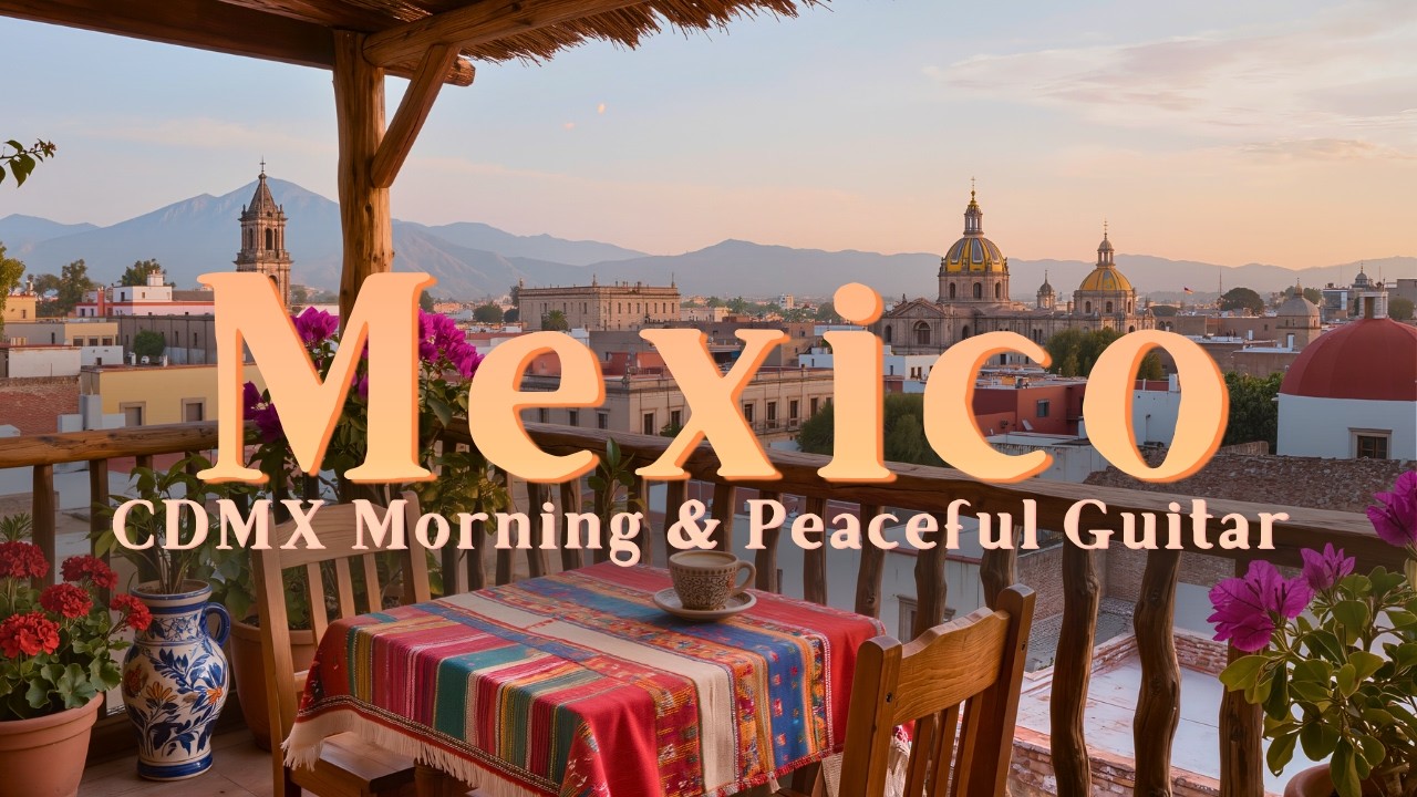Wake Up in Mexico City 🇲🇽 | Morning Cafe Lofi | Coffee, Reading, Slow Morning | 4K