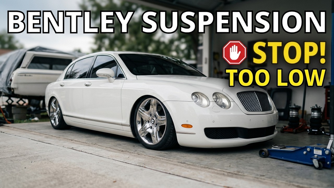 Спасение Bentley Flying Spur - снова проблемы с подвеской