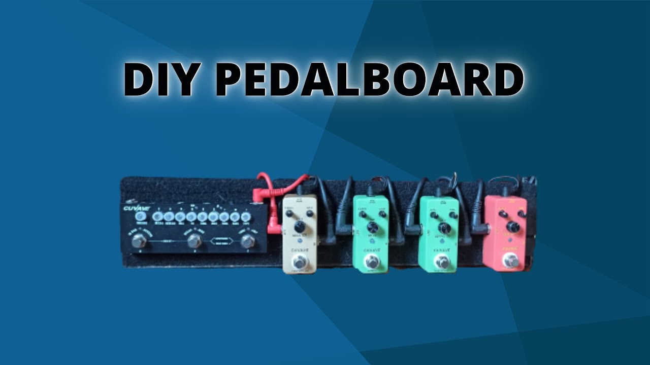 DIY - Mini PEDALBOARD CASEIRO COMO FAZER