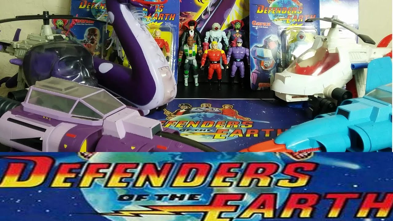 RETRO-WED: 1985 DEFENDERS OF THE EARTH GALOOB ENTIRE TOY LINE PLUS COMPARED TO NECA!