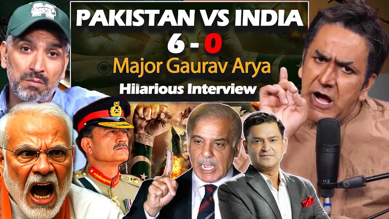 Indian Major Gaurav Arya Hilarious Interview ft Khalid Butt & Mustafa Ch | WE Too | WE News