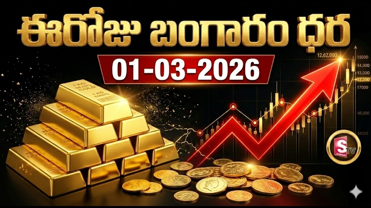 ఈరోజు బంగారం రేట్ షాక్ 😲 | Breaking! Gold Price Update Today | Today Gold Price | Latest Gold Rate