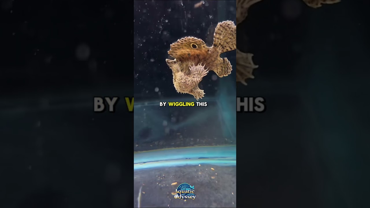 Dive into the mysterious world of the frogfish #Frogfish #MasterOfDisguise #OceanPredator #aquatic