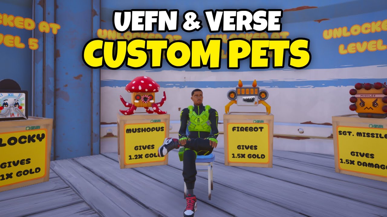 How To Make Custom Pets In UEFN & Verse