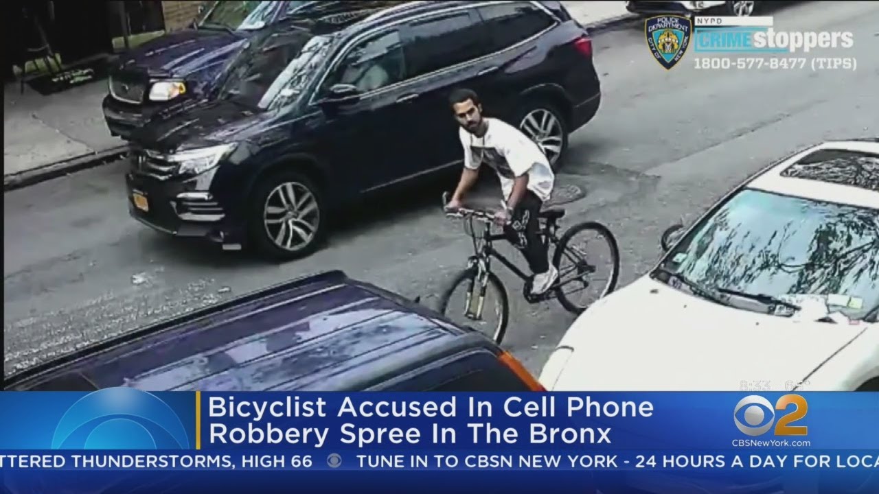 Police: Cyclist Wanted In Cellphone Robbery Spree