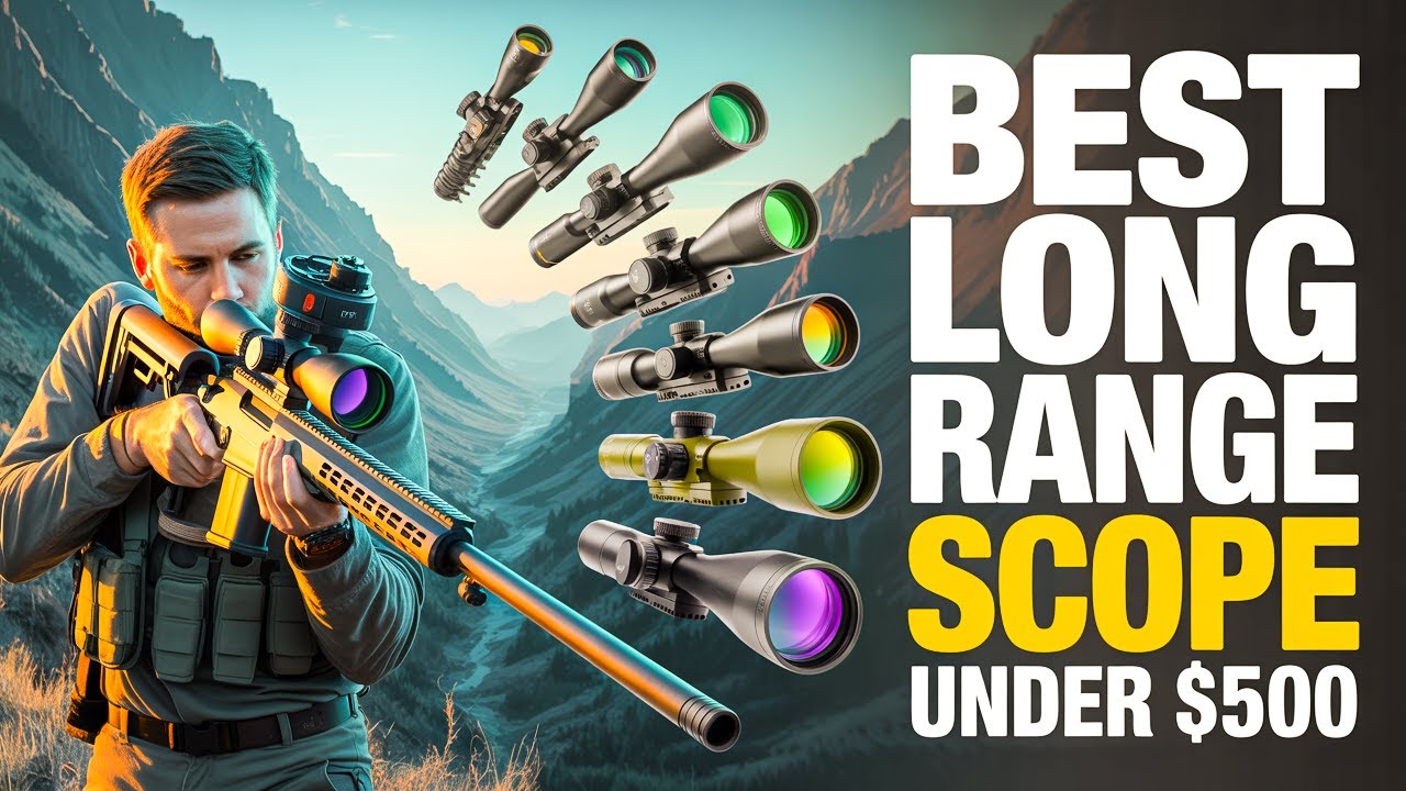 Top 5 Best Long Range Scope Under $500 2026!🔥🔥
