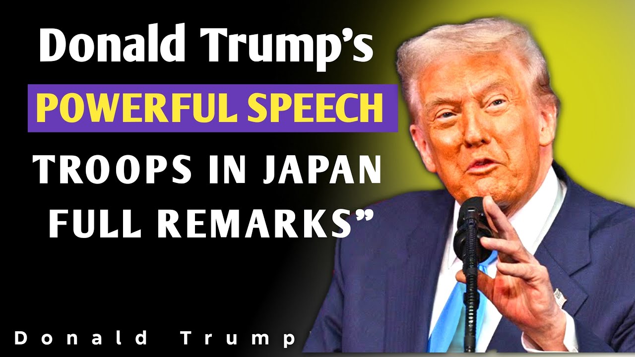 Donald Trump's JAW DROPPING Speech to US Troops in Japan