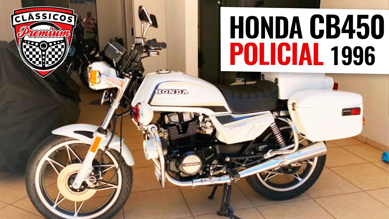 Honda CB450 (1996) - Modelo Policial - Clássicos Premium