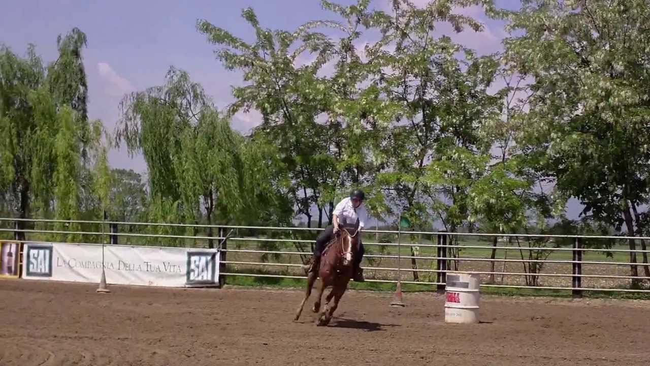 GARA GIMKANA WESTERN  55,49 1° classificato OPEN (Lucrezia Macrì)