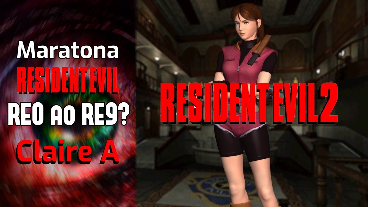 Joguei Resident Evil 2 Clássico Pela PRIMEIRA VEZ [Claire A]
