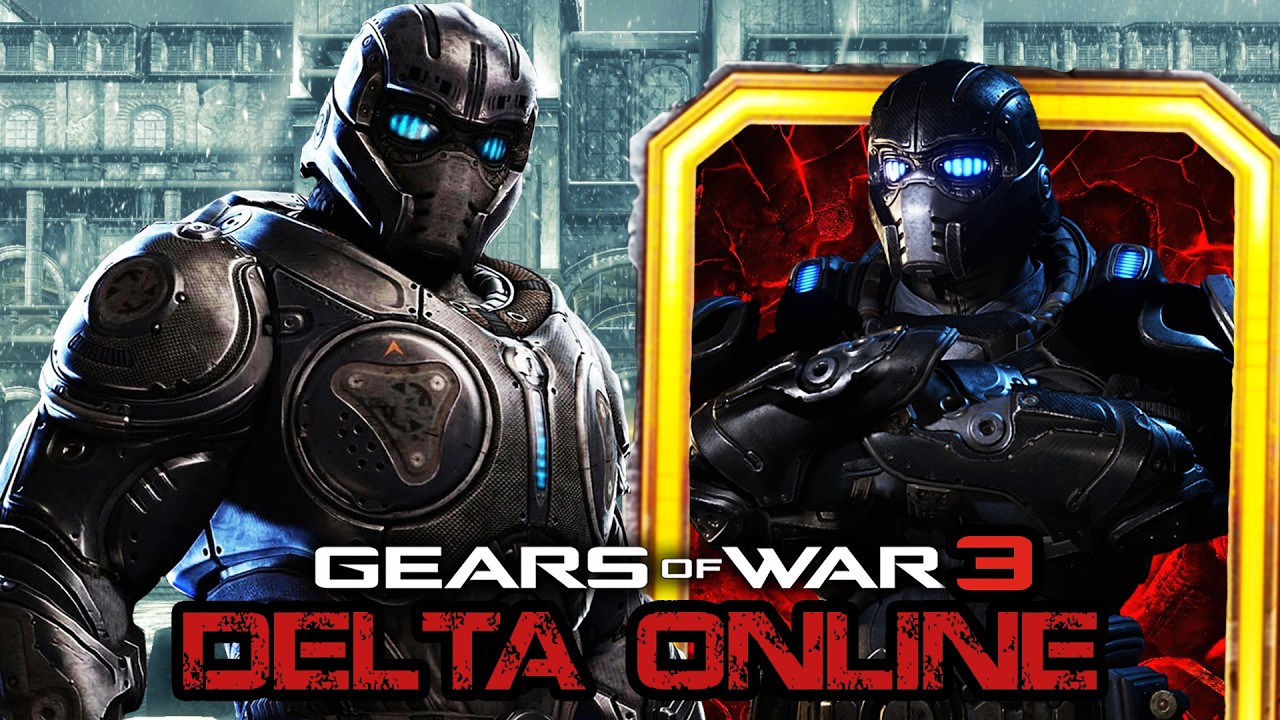 Gears of War 3 PC Delta Online - Геймплей с использованием скина персонажа ONYX GUARD!