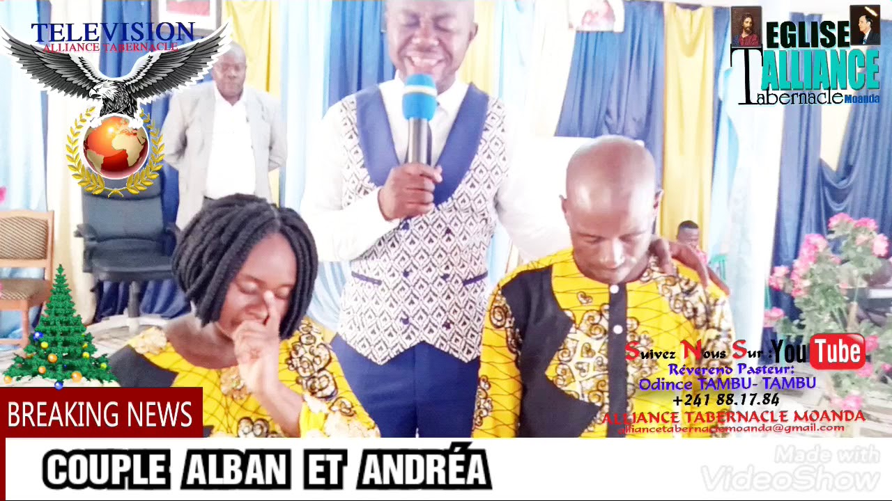 Prière de bénédiction du couple Alban et Andréa