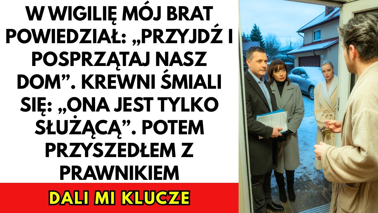 W Wigilię usłyszałam: 'Przyjedź i posprzątaj' — przyjechałam z prawnikiem i umową najmu mojego domu.