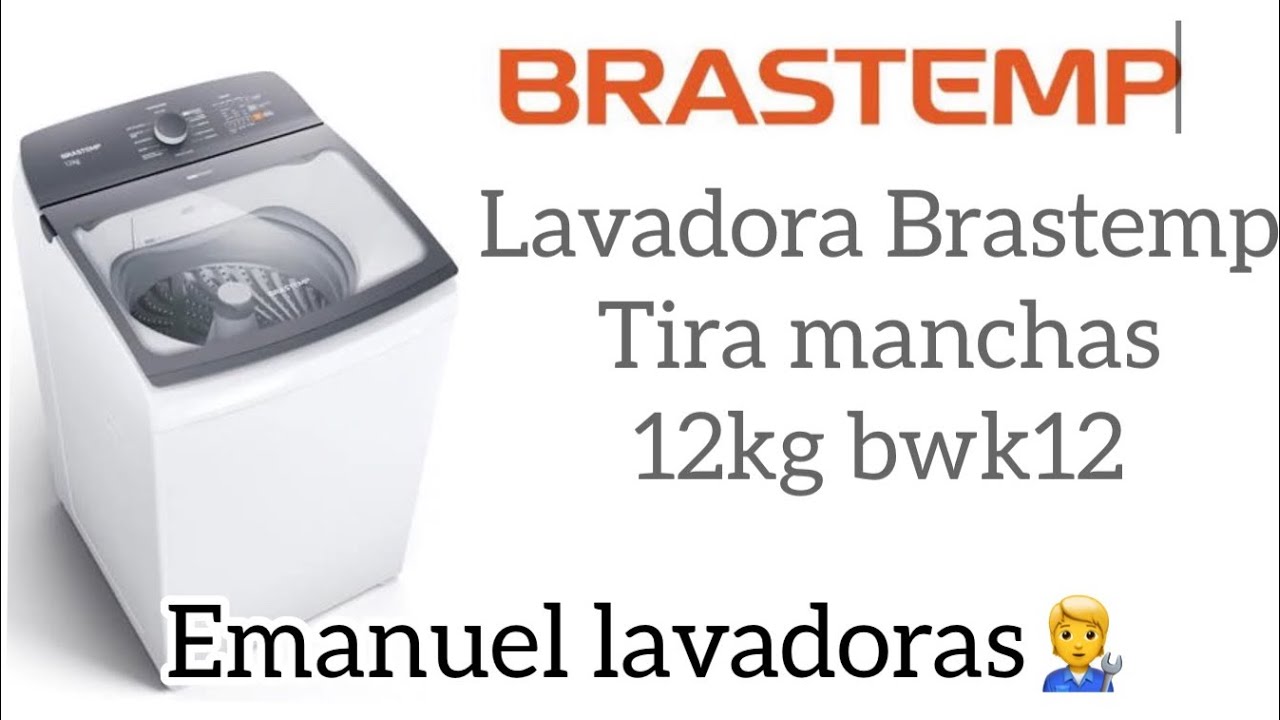Lavadora Brastemp tira manchas advanced 12kg (BWK12) dia a dia ULTIMO VÍDEO