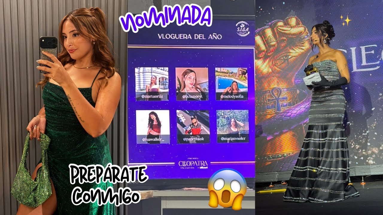 Premios Cleopatra 2026 GRWM y VLOG 💜
